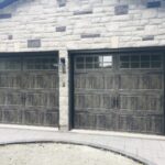 Top-glass / 1-car garage doors Clopay Gallery® Steel - Premium Series with Intellicore® - Model GD2LU w/ SQ24 Windows - Ultra-Grain Oak Slate