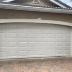 Solid (No glass) / 2-car garage doors Clopay Classic Steel Premium Series Model 4300 Standard White Elegant Short Design