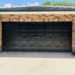 Solid (No glass) / 2-car garage doors Clopay Classic Steel Value Series Model 94 Black Traditional Short Design