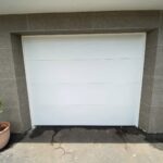 Solid (no glass) / 1-car garage doors Clopay Modern Steel Value Series Model 4F Standard White