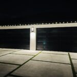 Solid (No glass) / 2-car garage doors Clopay Bridgeport Premium Series with Intellicore Model BD2EU Black Extended Design