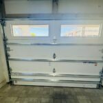 Top-glass / 1-car garage doors Clopay Modern Steel™ with Contemporary Windows - Premium Series with Intellicore® - Model 9208 - Interior View