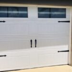 Top-glass / 1-car garage doors Clopay Gallery® Steel - Premium Series with Intellicore® - Model GD2LU w/ Plain Long Windows - Standard White
