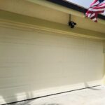 Solid (No glass) / 2-car garage doors Amarr Model Heritage 1000 Almond Long Panel Design