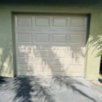 Solid (no glass) / 1-car garage doors Clopay Classic Steel Value Series Model 94 Sandtone Traditional Short Design