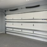 Solid (No glass) / 2-car garage doors Clopay Premium Series With Intellicore - 18.4 R-Value Interior View