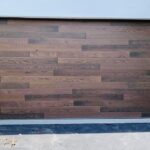 Solid (No glass) / 2-car garage doors Clopay Modern Steel Premium Steel w/ Intellicore Model 9208 Kona Plank