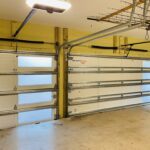 Side-Glass / 2/Car garage doors Clopay Modern Steel™ with Contemporary Windows - Premium Series with Intellicore® - SL,SL,SL,GL