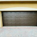 Solid (No glass) / 2-car garage doors Clopay Classic Steel Premium Series Model 4300 Chocolate Elegant Short Design