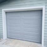 Solid (no glass) / 1-car garage doors Clopay Classic Steel Premium Series Model 4310 Grey Long Elegant Design
