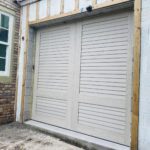 Solid (no glass) / 1-car garage doors Clopay Canyon Ridge® Louver - Design 51 - Primed