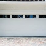 Top-Glass / 2-car garage doors Amarr Heritage 3000 w/ Plain Long Windows - Standard White