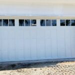 Top-Glass / 2-car garage doors Clopay Coachman® - Premium Series with Intellicore® Model CGU13 - Design 13 w/ Rec 13 Windows - Standard White