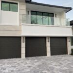 Solid (no glass) / 1-car garage doors Clopay Modern Steel Premium Series - Model 4302 - Mocha Brown - Modern Flush Design