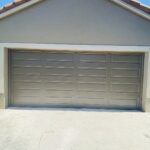 Solid (No glass) / 2-car garage doors Clopay Classic Steel Premium Series Model 4310 Bronze Long Elegant Design