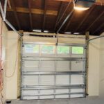 Top-glass / 1-car garage doors Clopay Classic Steel Value Series w/ Plain Short Windows - Model 94 - Standard White