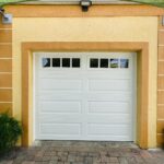 Top-glass / 1-car garage doors Amarr Heritage 3000 - Long Panel w/ Thames (30) Windows - White