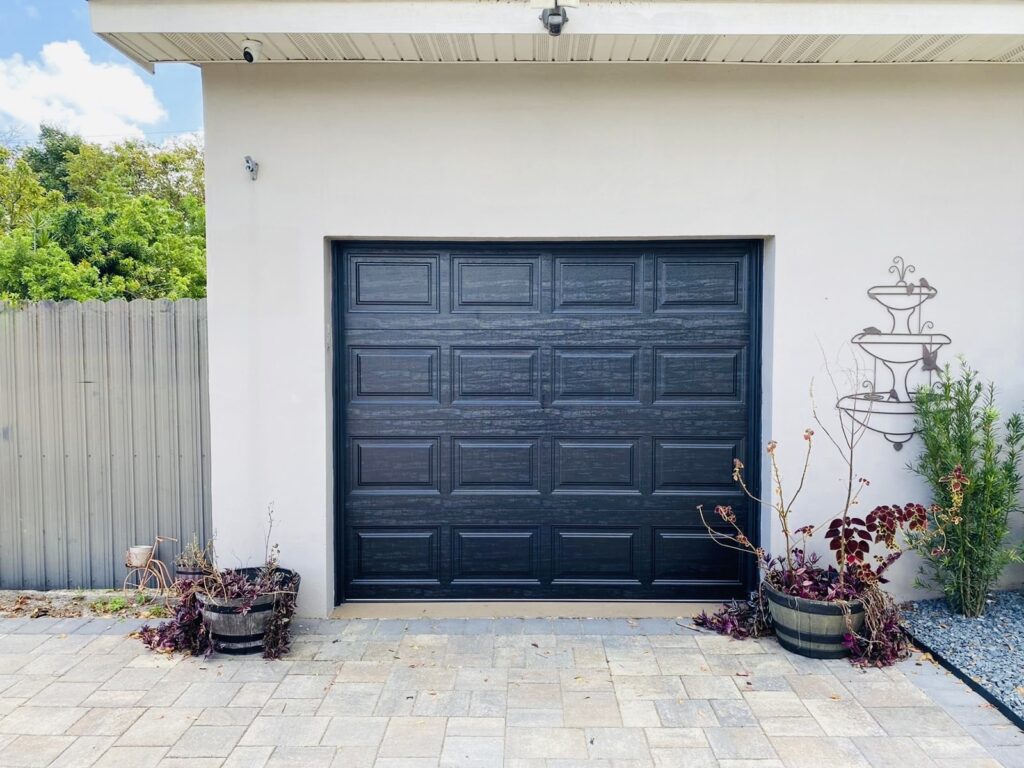 Clopay Classic Steel Premium Series Model 4300 Black Elegant Short Design