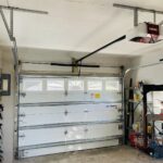 Top-glass / 1-car garage doors Clopay Classic Steel Premium Series w/ Sunset 503 Windows - Model 4300 - Standard White