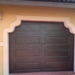 Solid (no glass) / 1-car garage doors Clopay Classic Steel Premium Series Model 4310 Chocolate Long Elegant Design