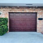 Solid (no glass) / 1-car garage doors Clopay Classic Steel Premium Series Model 4300 / 9200 Ultra-Grain Classic Walnut Elegant Short Design